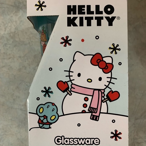 Hello Kitty Christmas glitter glass - Picture 2 of 4